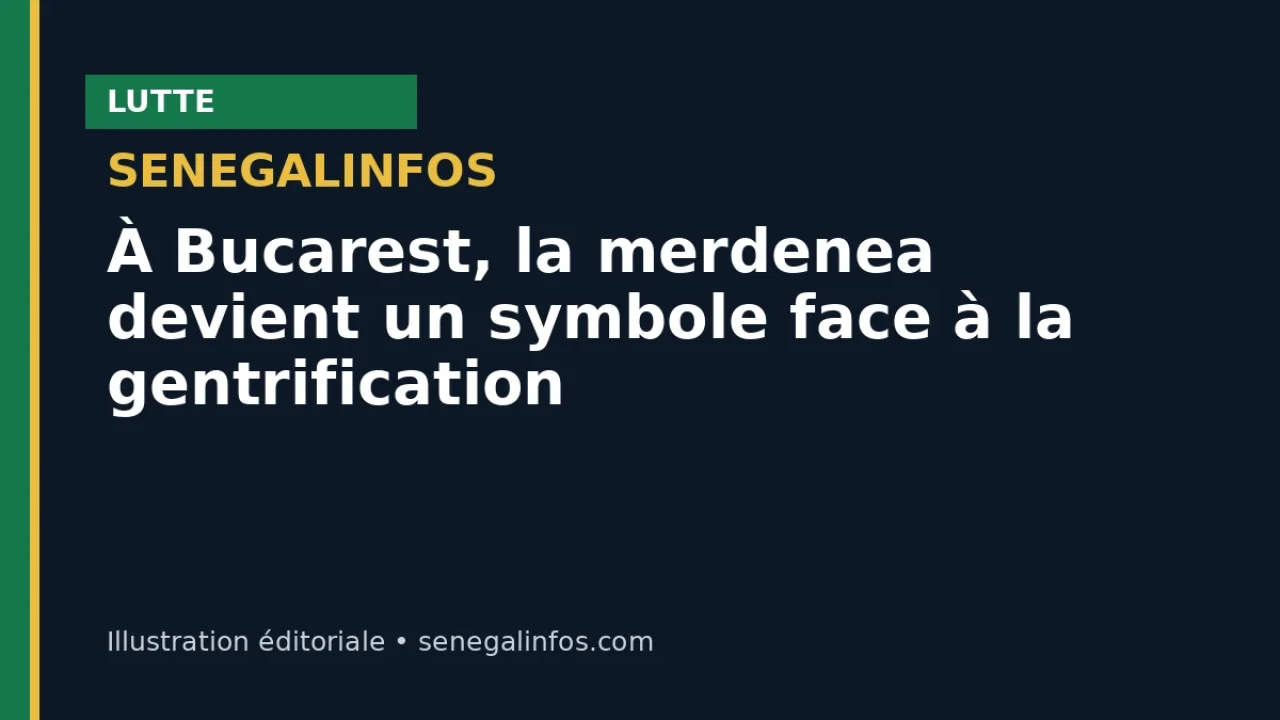 À Bucarest, la merdenea devient un symbole face à la gentrification