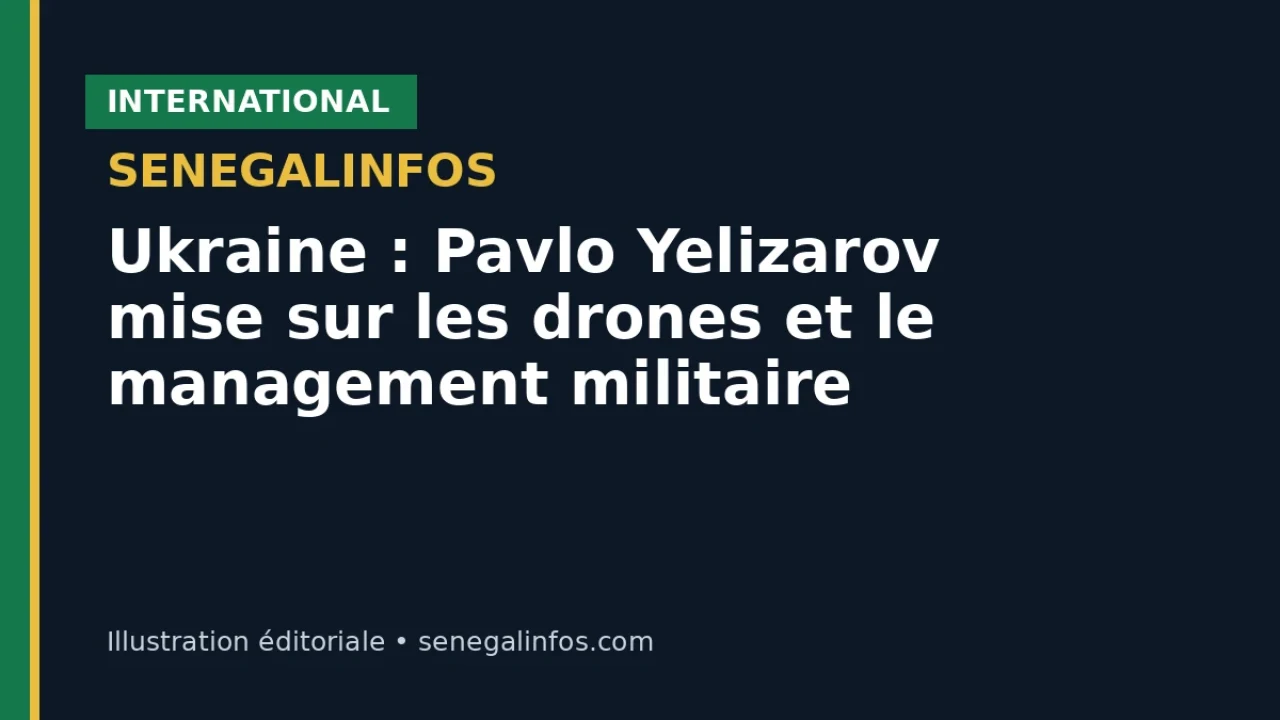 Ukraine : Pavlo Yelizarov mise sur les drones et le management militaire