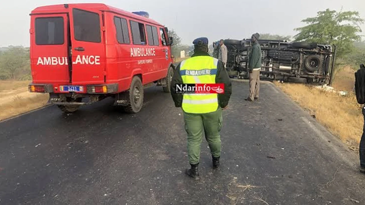 Saint-Louis : 19 blessés, dont deux graves, dans un accident au virage de Khor