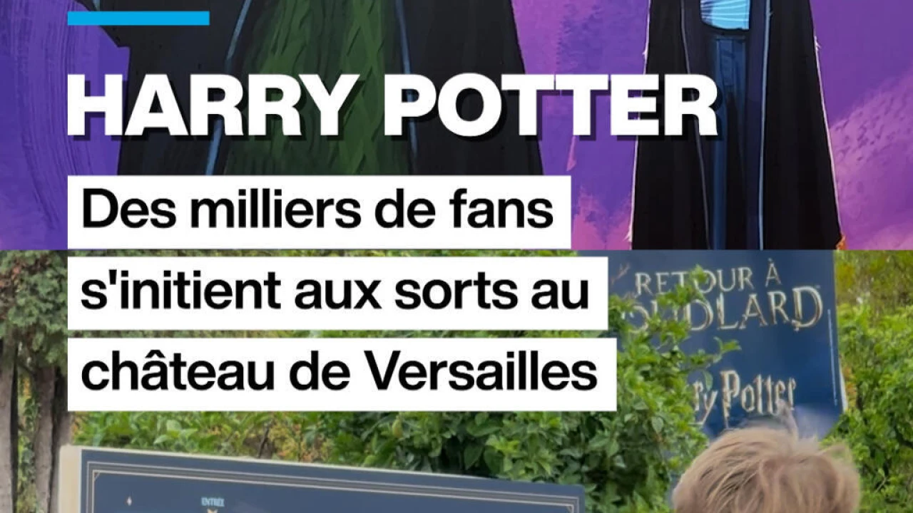 À Versailles, des milliers de fans de Harry Potter réunis pour les 25 ans des films