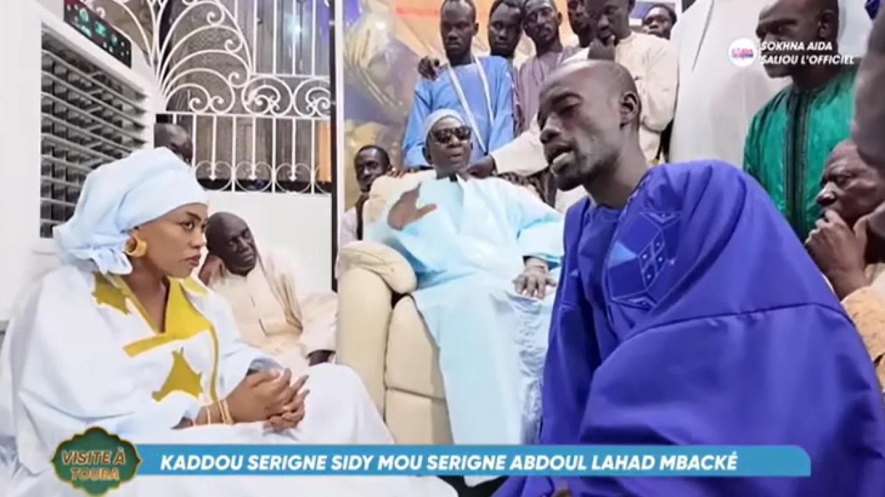 Touba : Serigne Sidy Abdoul Ahad Mbacké reçoit Sokhna Aïda Saliou