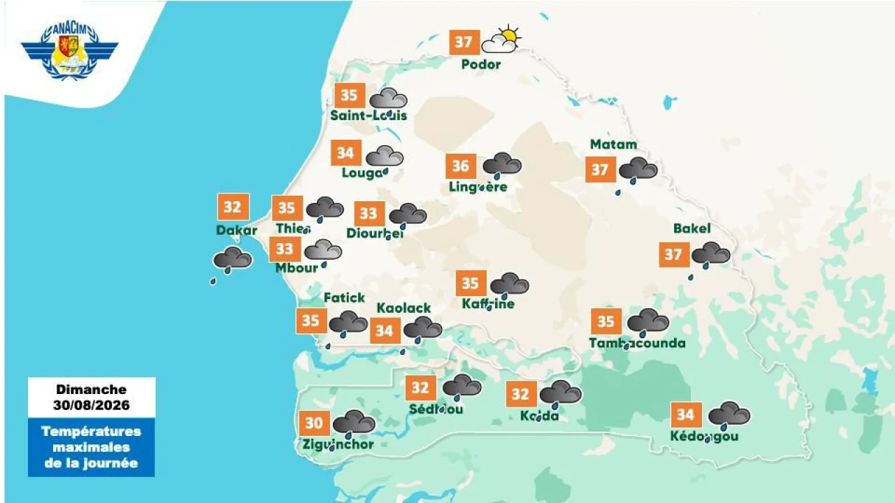 Météo des 30 et 31 août 2026 : des orages et pluies attendus au Centre et au Sud