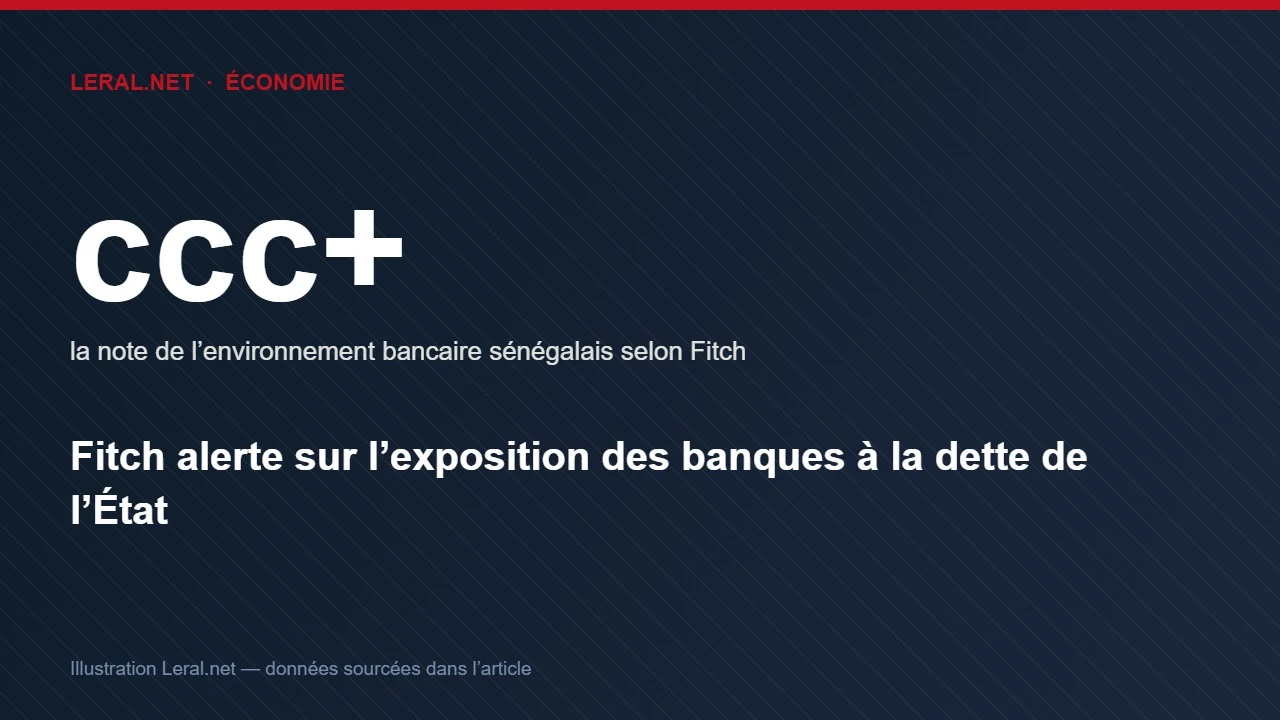 Fitch señala la creciente exposición de los bancos senegaleses a los títulos públicos